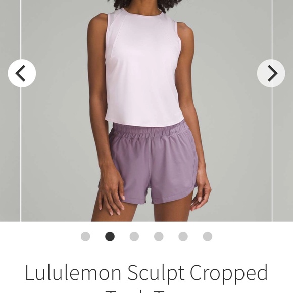 Lululemon sculpt cropped tank - Picture 4 of 5